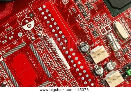 ดูเมนบอร์ดจากข้างต้น