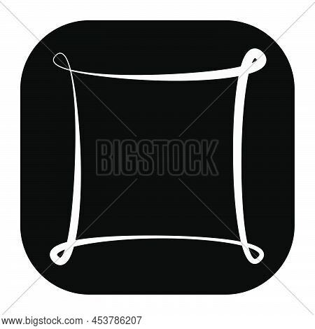 Abstract Geometric Symbol, Icon Vector Graphics, Illustration