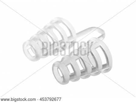 Anti-snoring Device For Nose Isolated On White