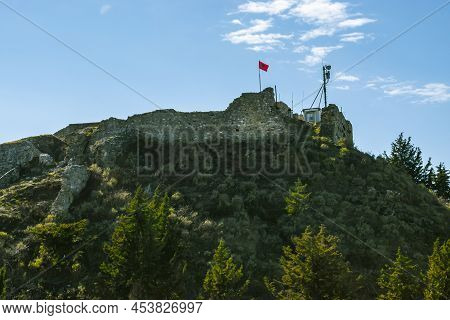 View Of Kanine Castle, Vlore - Albania.