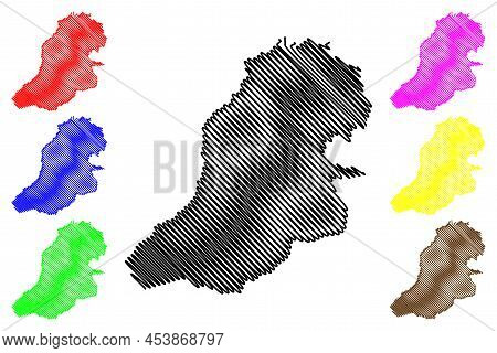 Cordeiros Municipality (bahia State, Municipalities Of Brazil, Federative Republic Of Brazil) Map Ve