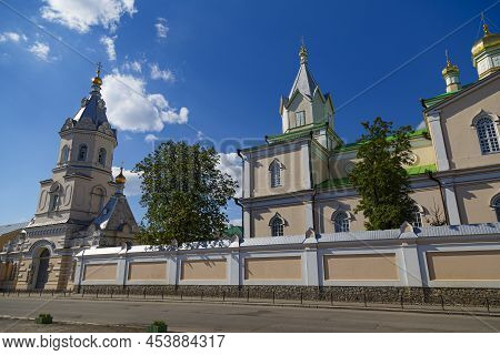 Korets Holy Trinity Stauropegial (patriarchal) Convent , Orthodox Church, Outside. Korets Town, Rivn