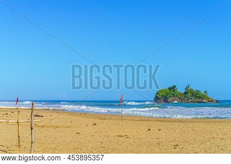 Playa Cocles, Beautiful Tropical Caribbean Beach, Puerto Viejo, Costa Rica East Coast And Island Coc