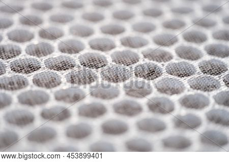 Close-up Of Multi-stage Air Filter With Uv Radiation And Activated Carbon Granules. Replaceable Carb