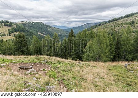 On The Trail To Platsch Cabin In Ramingstein, Lungau, Austria
