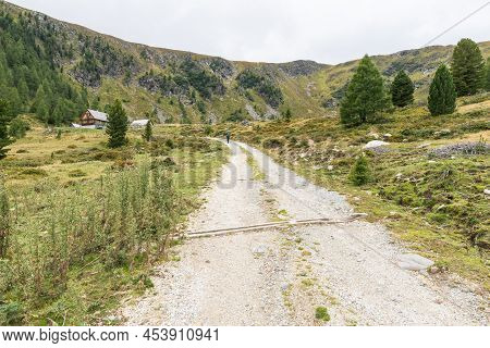 On The Trail To Platsch Cabin In Ramingstein, Lungau, Austria