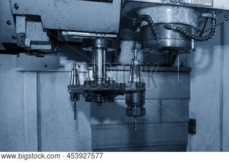 The Operation Of Automatic Tool Change Of Cnc Milling Machine. The Automatic Toll Change ,atc Operat