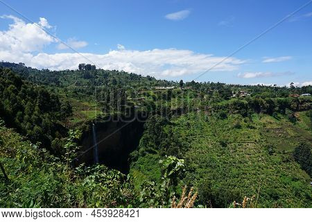 View Onto One Of The Sipi Falls In The Mount Elgon National Park, Eastern Uganda