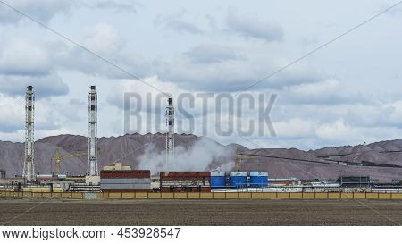 Koper For Raising Ore. Mine Buildings. Technology To Extract The Mineral From Underground. Mining. P