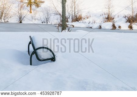 Spa Gardens In Spiegelau In The Winter, Bavarian Forest, Germany