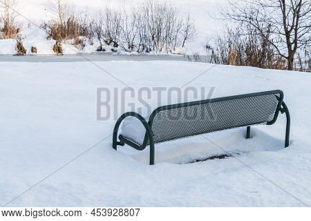 Spa Gardens In Spiegelau In The Winter, Bavarian Forest, Germany