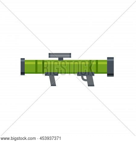 Bazooka. Rocket Launcher. Large Cannon With Missile. Military Equipment.