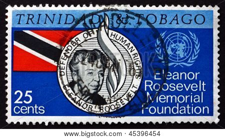 Posta pulu Trinidad ve Tobago 1965 Eleanor Roosevelt
