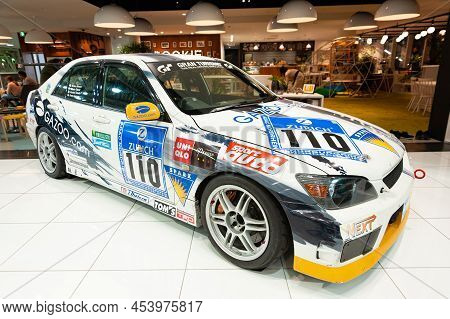 Odaiba, Tokyo, Japan, Toyota Showcase Mega Web Palette Town - January 2, 2020: Toyota Gazoo Racing T