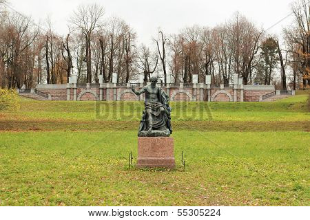 Statue Of Nerves - The Roman Emperor In The Catherine Park