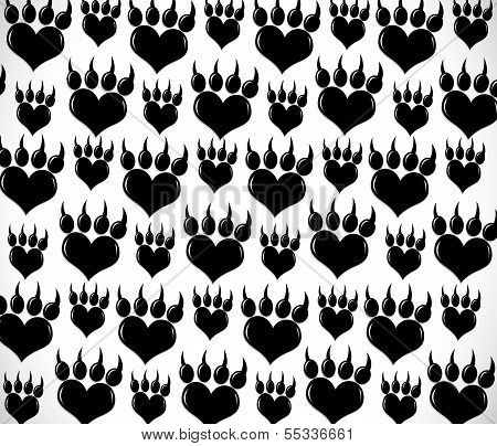 an images of   Animal Foot prints icon sign