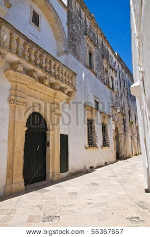 Balsamo palace. Specchia. Puglia. Italy.