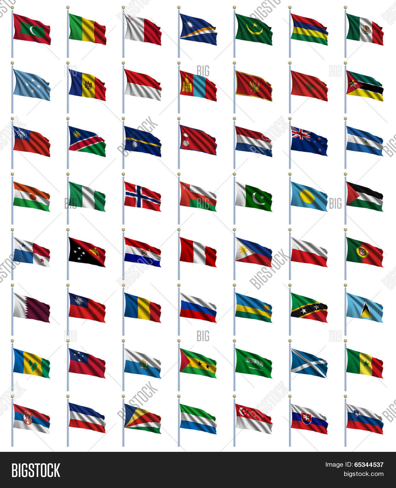 World Flags Set 3 4 Image & Photo (Free Trial) Bigstock