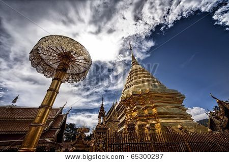 Golden Pagoda in Thailand