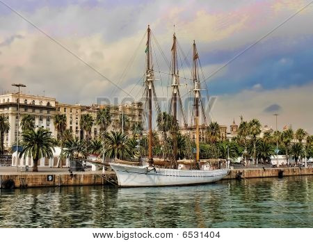 En aften på Port Vell, Barcelona