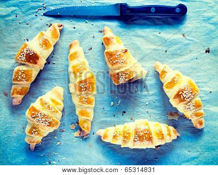 Croissants From Above
