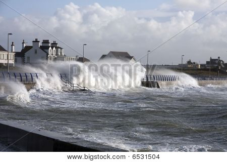 Mau tempo em Trearddur Bay