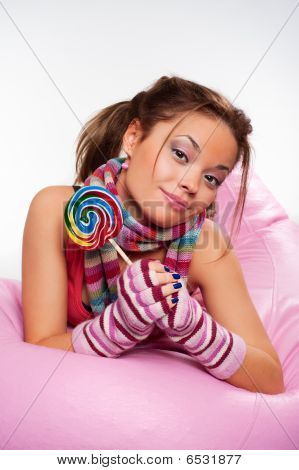 Temperamentní dívka s Sugarplum