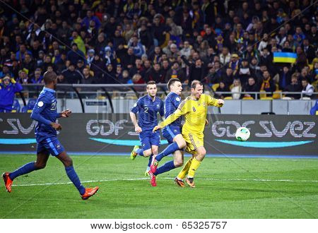 Fifa World Cup 2014 Qualifier Game Ukraine Vs France