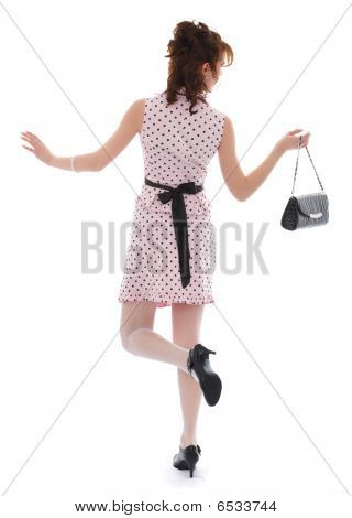 매력적인 세련 된 여자