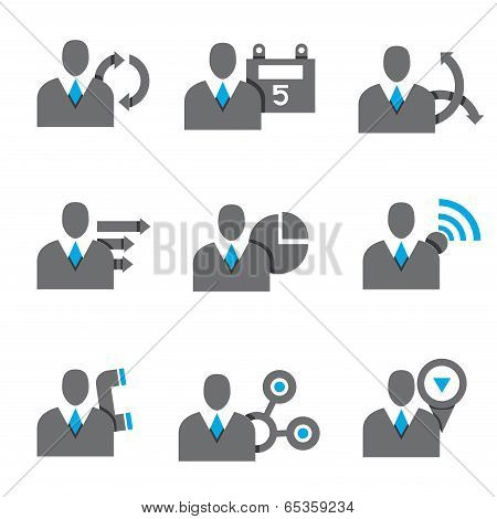 business people icons
