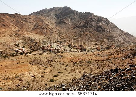 Moroccan Village in Antiatlas Mountains, Africa