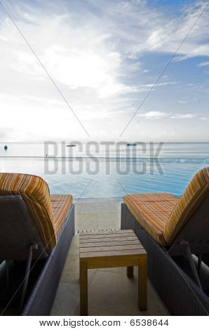 Luksus Swimming Pool Port Of Spain Trinidad Caribiske Hav