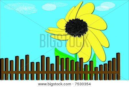 Sunflowerover plot.