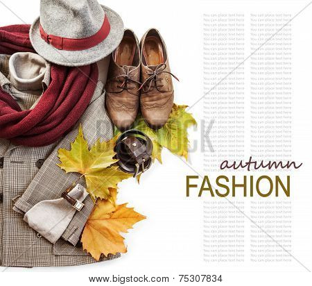 British style costume still life background