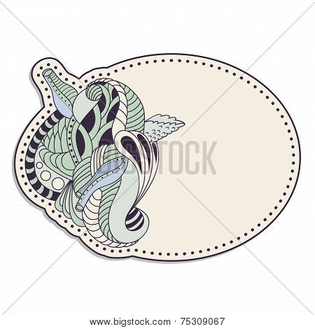 Hand Drawn Doodle Template Background