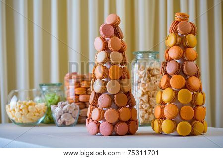 A Macaron - Sweet Meringue-based Confection