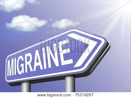 migraine acute or chronic headache need for painkiller or prevent pain 