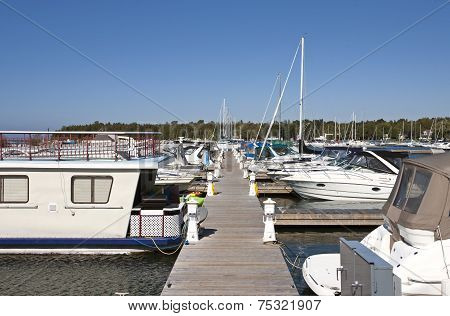 Marina On Lake Huron
