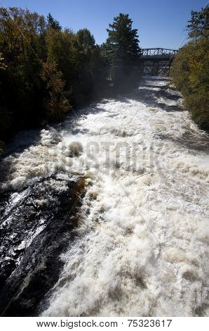 River Waterfall Bracebridge Ontario