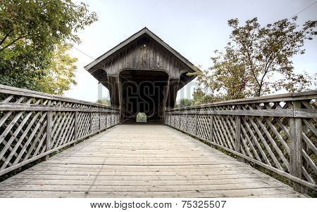 Wooden Covered Bridge