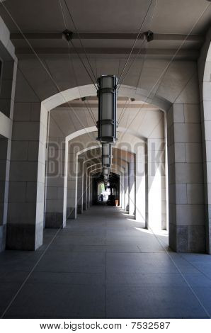Curvatura Tunnel colonnato di Palazzo federale