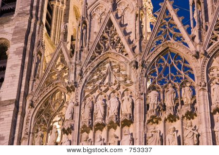 Dom Informationen, Rouen, Frankreich.