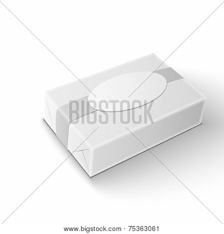 White wrap package