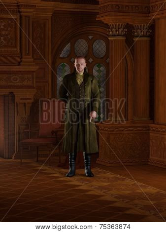 Regency Gentleman in his Study
