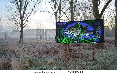 Graffiti Art by St Neots River