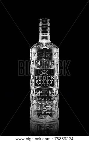 One Bottle Of Three Sixty Vodka