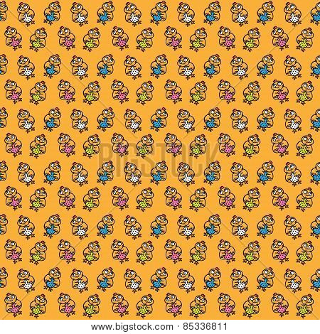 Funny Easter background