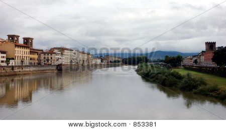 피렌체, 이탈리아의 리버 사이드 보기