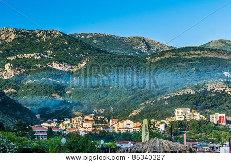 Landscape View On Mountain In Montenegro