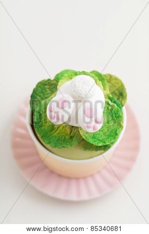 Easter Bunny Cupcake